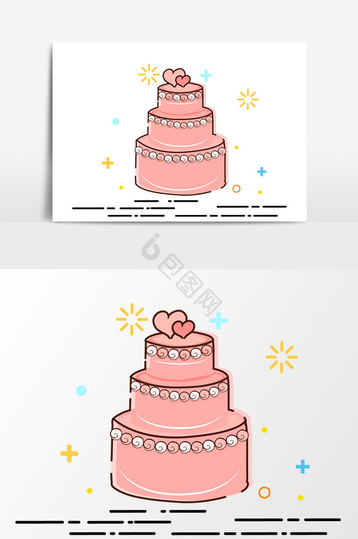 多层蛋糕图片