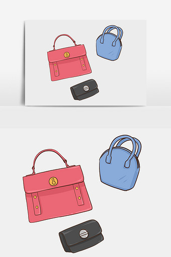包包插画