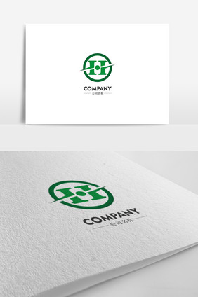 简单大气字母变形企业logo标志
