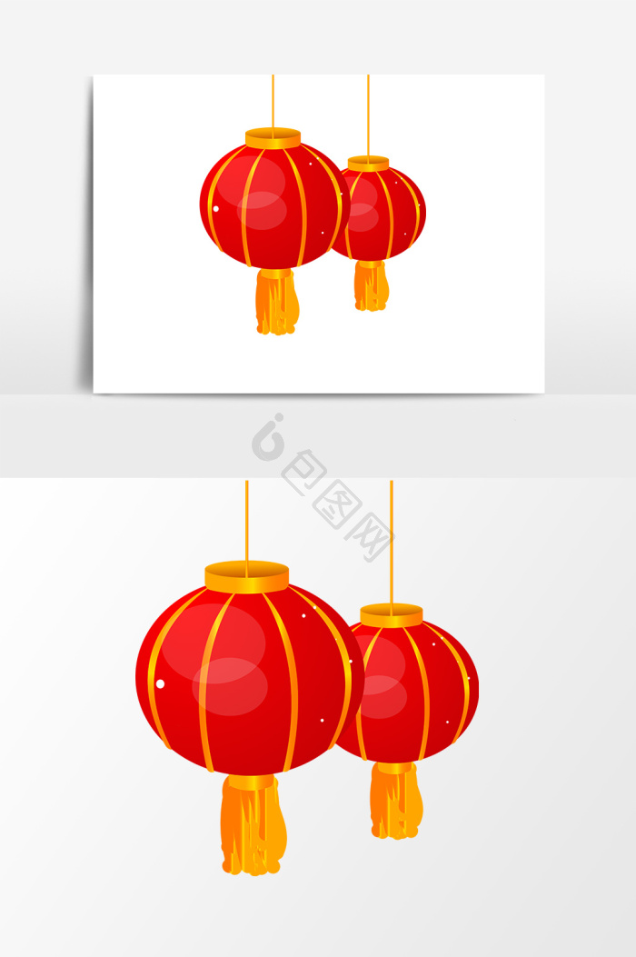 卡通灯笼图片-卡通灯笼素材免费下载-包图网