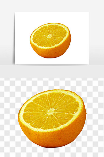 新鲜进口营养水果橙子组合元素图片