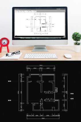 建筑墙体CAD拆除图