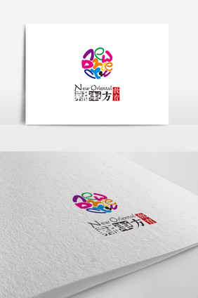 学校教育标志logo