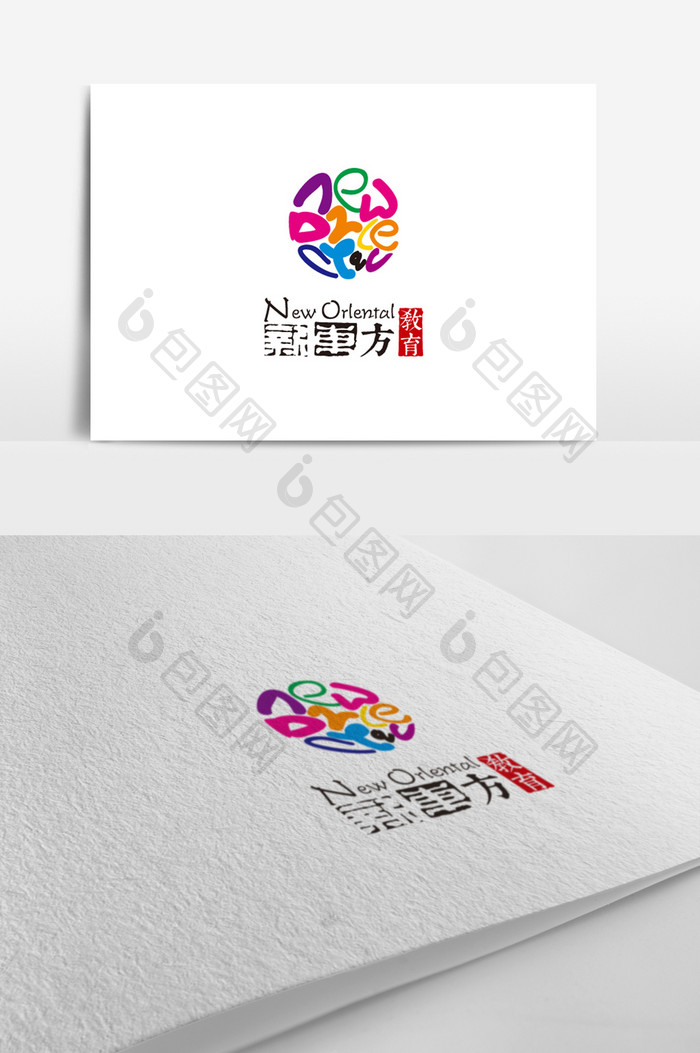 学校教育标志logo