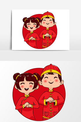 卡通唐装