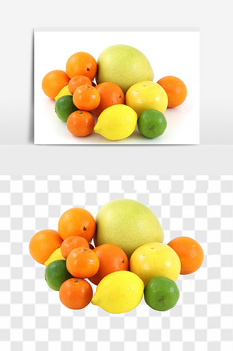 橙子 梨 橘子 水果元素图片