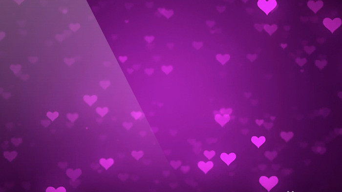 大气时尚唯美紫色心形形状婚礼晚会背景素材
