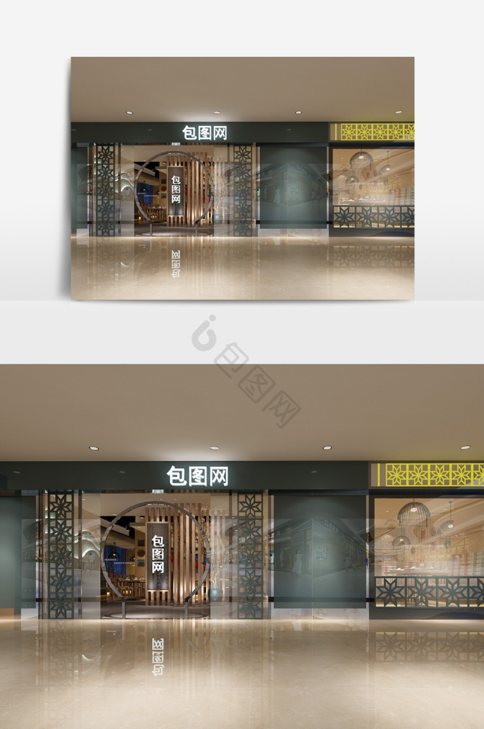 店铺门面图片-店铺门面素材免费下载-包图网