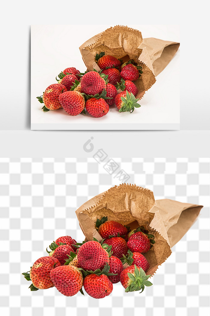 草莓新鲜进口水果图片