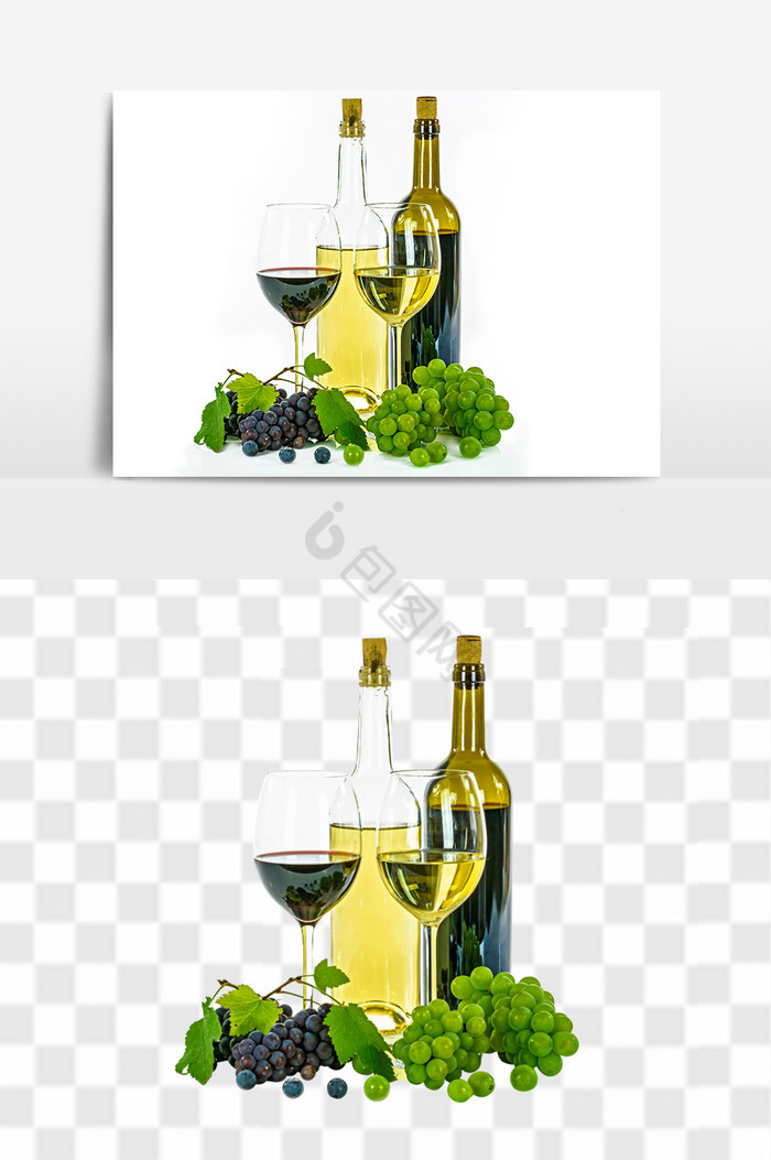 葡萄红酒杯子酒水图片