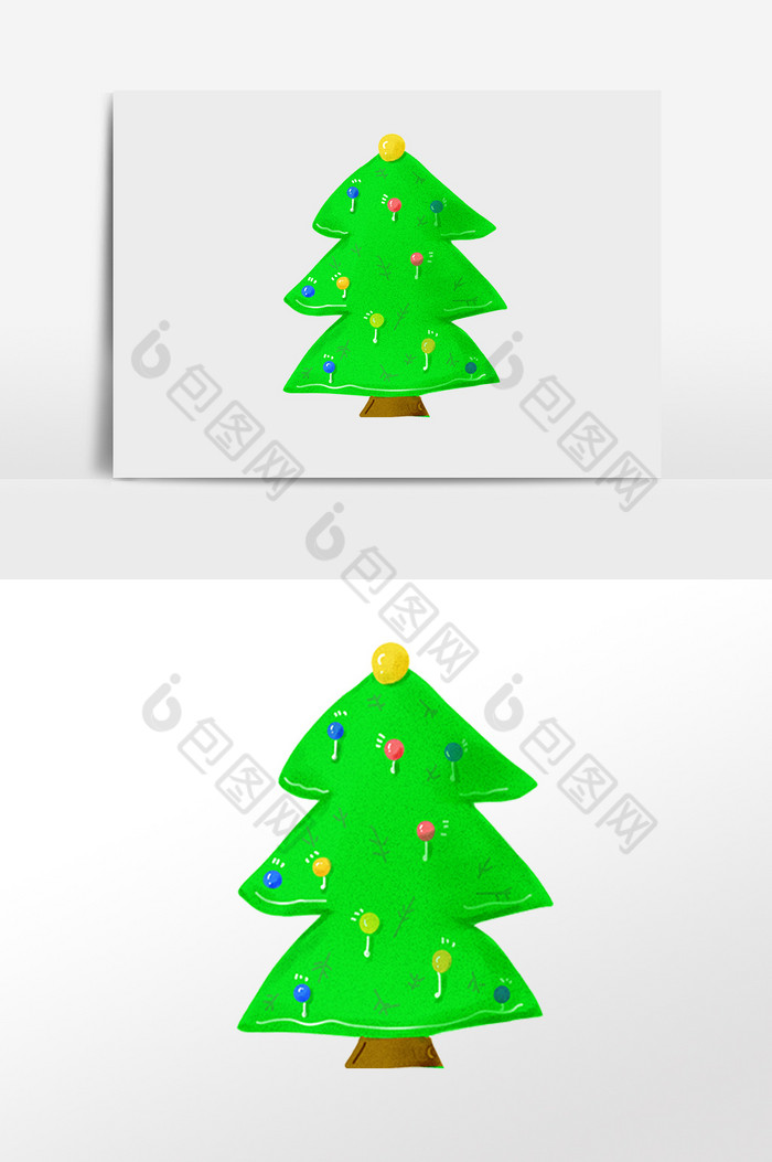 圣诞节banner圣诞节快乐手绘插画元素图片