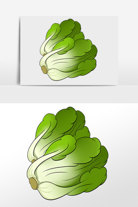 手绘小雪节气蔬菜成熟插画元素