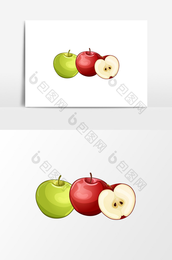 苹果设计元素手绘