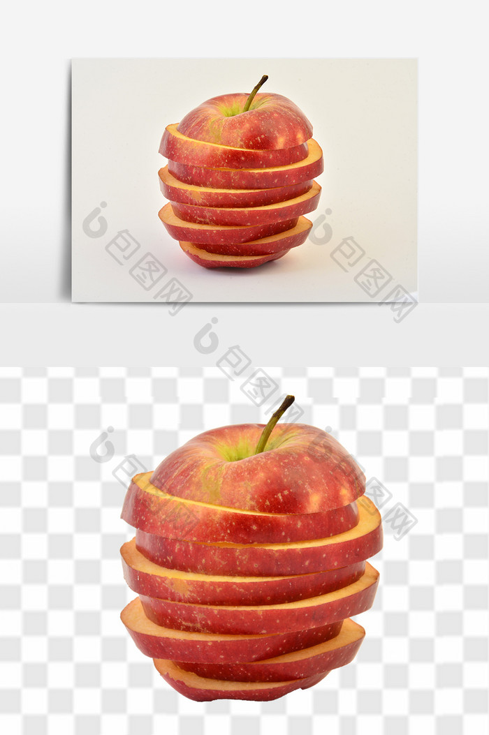 苹果进口营养切片水果