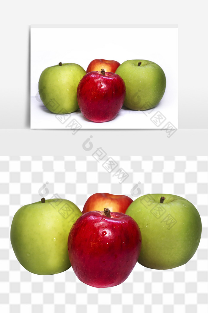 苹果新鲜水果组合图片图片