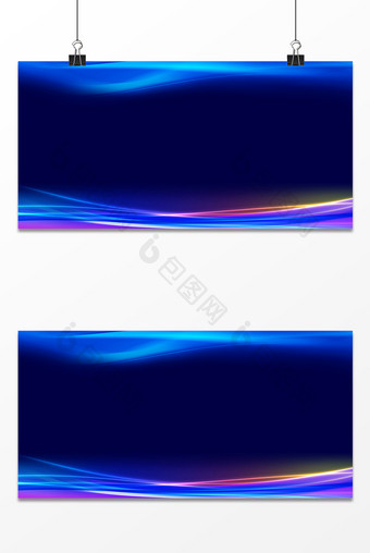 蓝色流线科技背景设计图片
