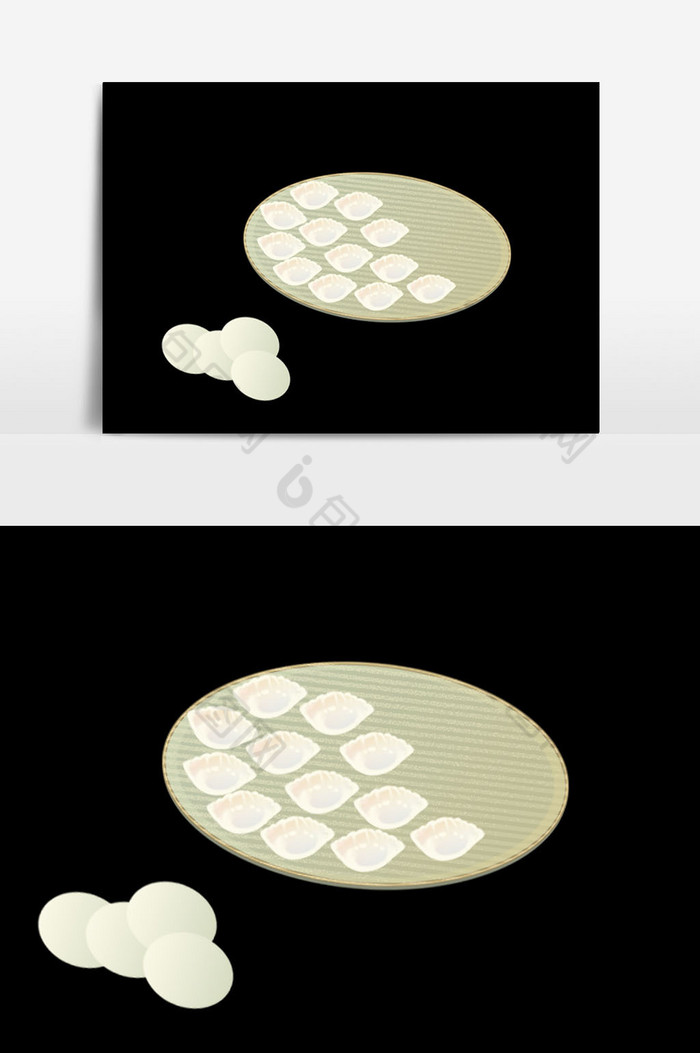 饺子皮食物图片