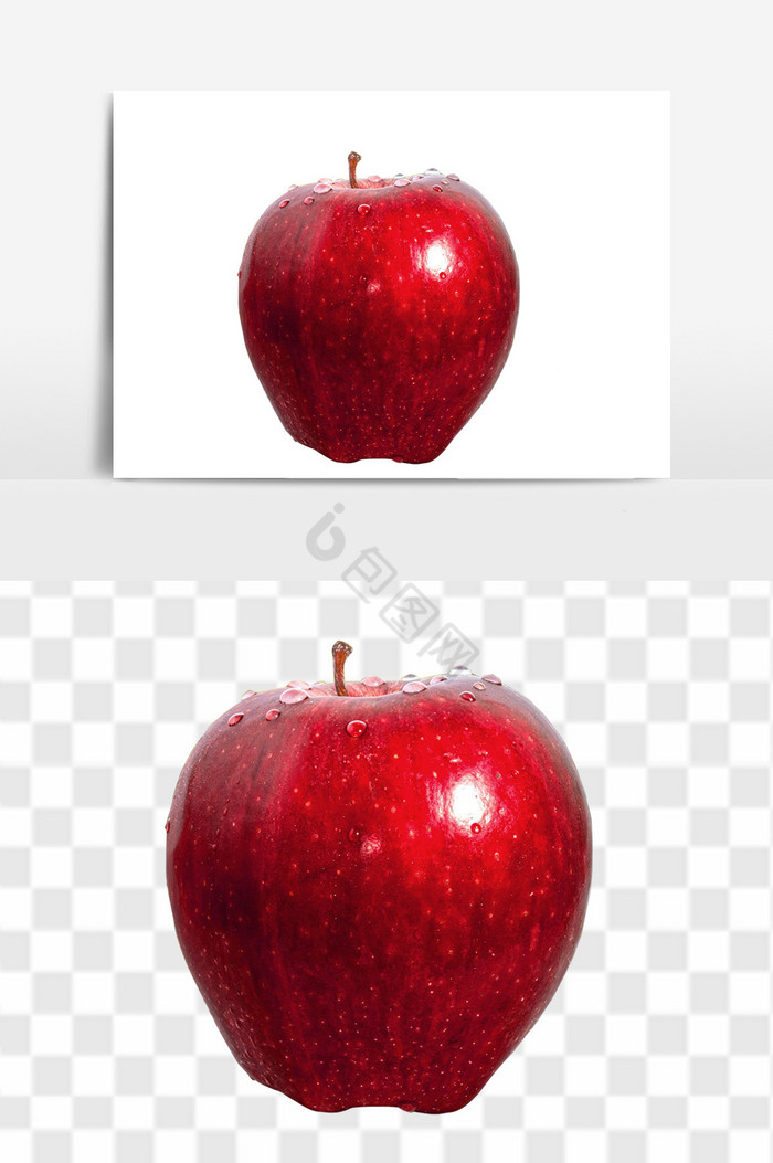新鲜进口红苹果图片