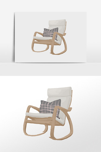 家具沙发插画素材图片