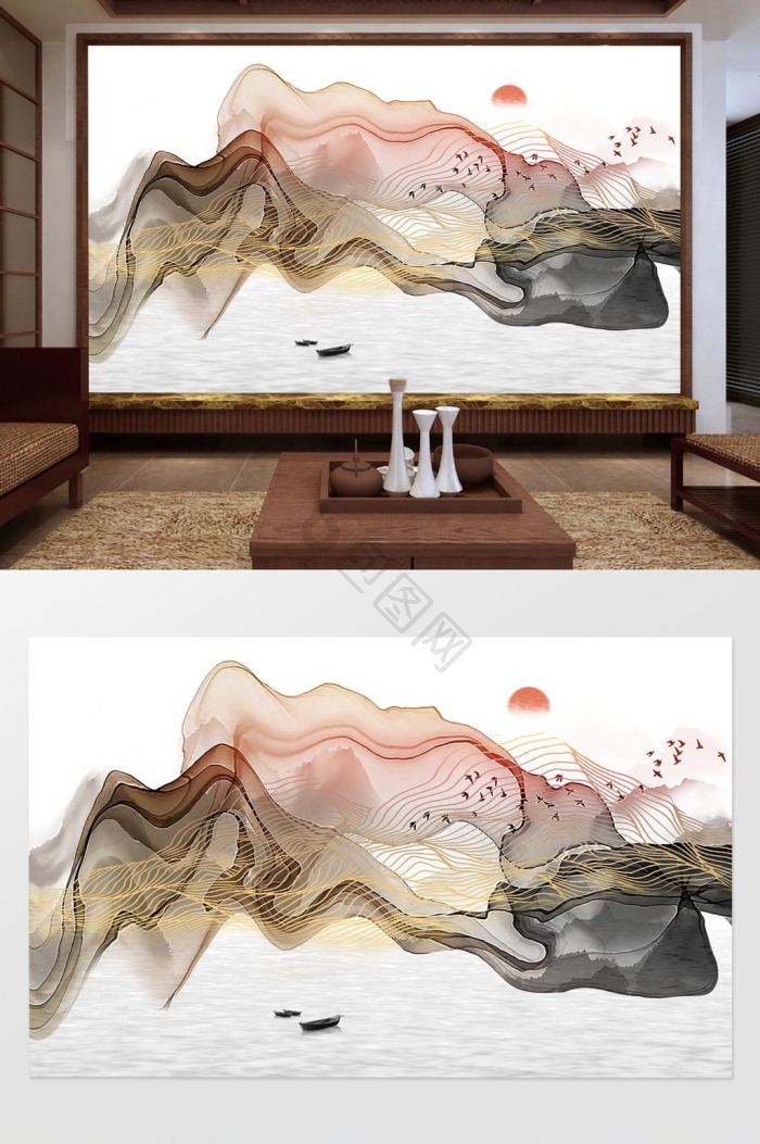 金丝山水图片-金丝山水素材免费下载-包图网