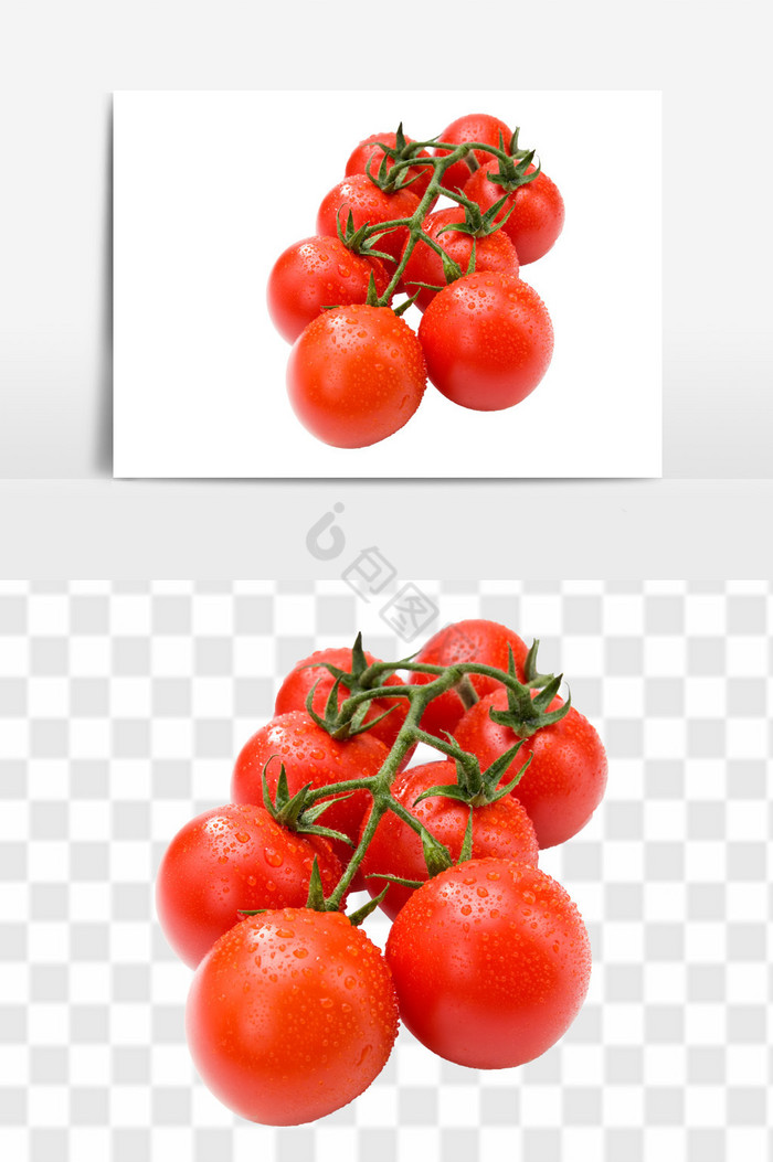 圣女果新鲜樱桃小番茄蔬菜图片