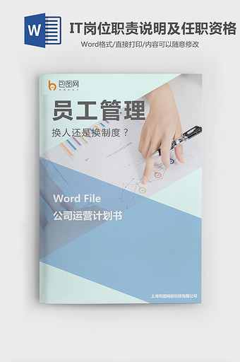 IT岗位职责说明及任职资格Word模板图片