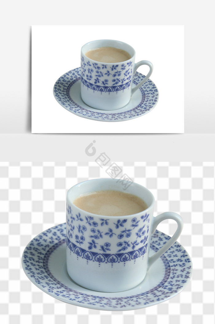 中国风陶瓷杯子咖啡组合图片
