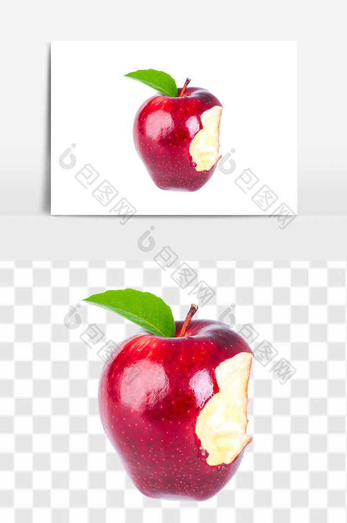 新鲜营养水果苹果透明素材