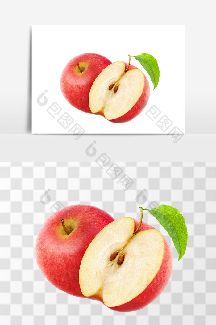 红富士成熟的红苹果图片图片