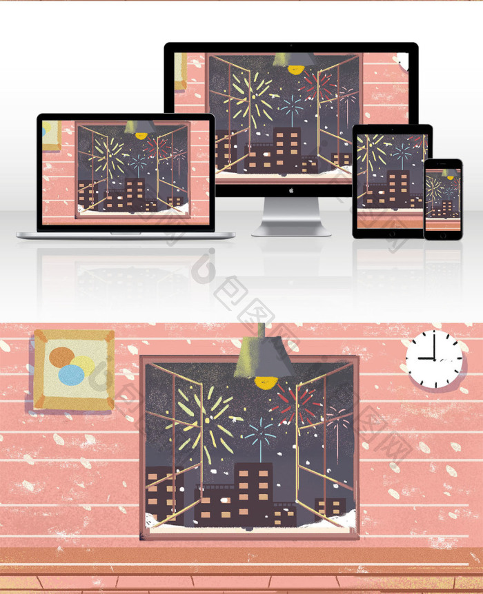 室内新年图片-包图网