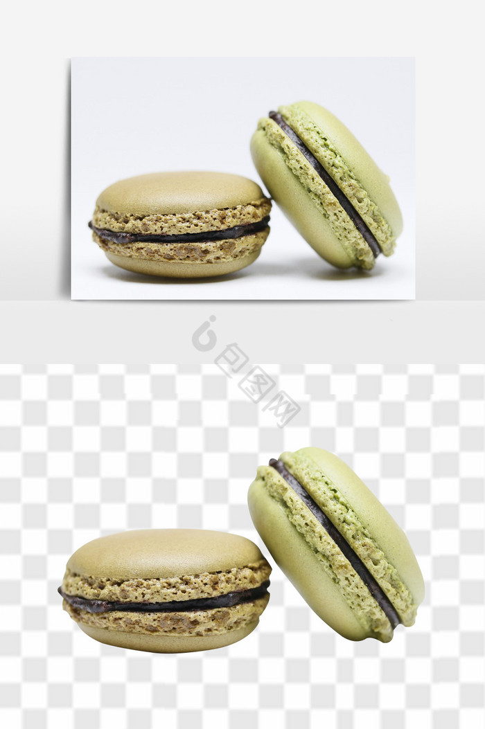 马卡龙饼干零食组合图片