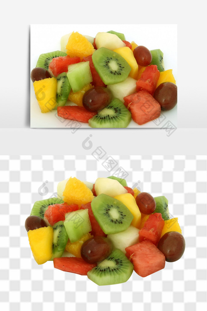果盘水果营养组合元素