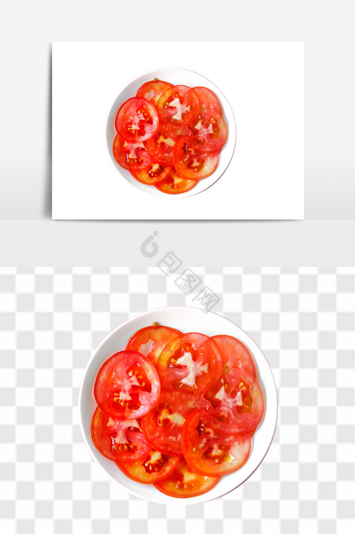 一盘新鲜番茄番茄图片