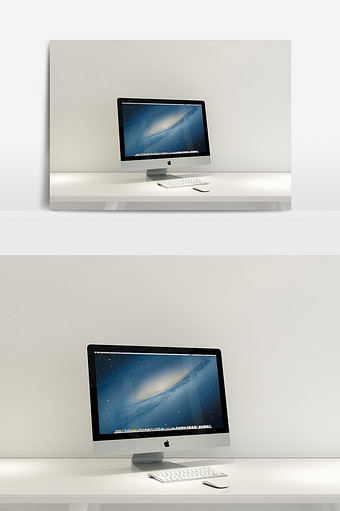 现代简约苹果电脑模型图片