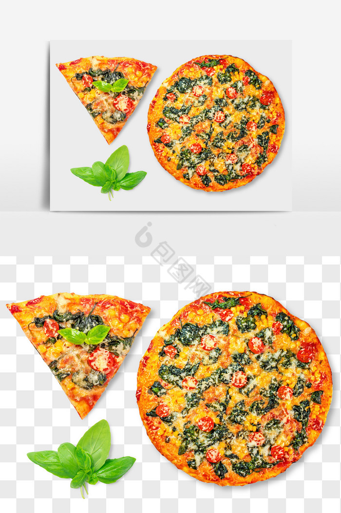 披萨饼食品PNG文件食品抠图图片