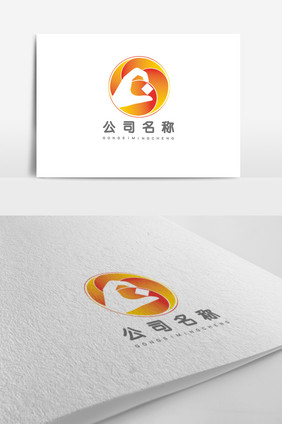 圆形金融logo标志设计