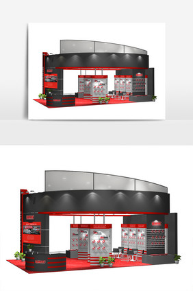 简约风工装设计模型展示