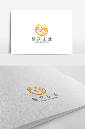 时尚大气餐饮logo标志