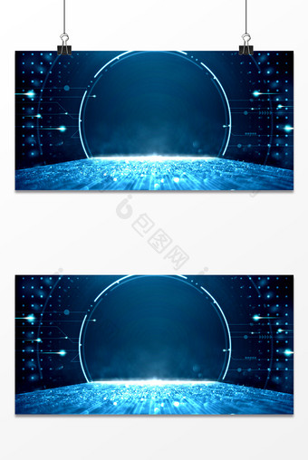 大气自然商务科技未来派线条光线星际背景图片