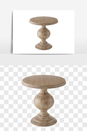 木质圆形家具桌子