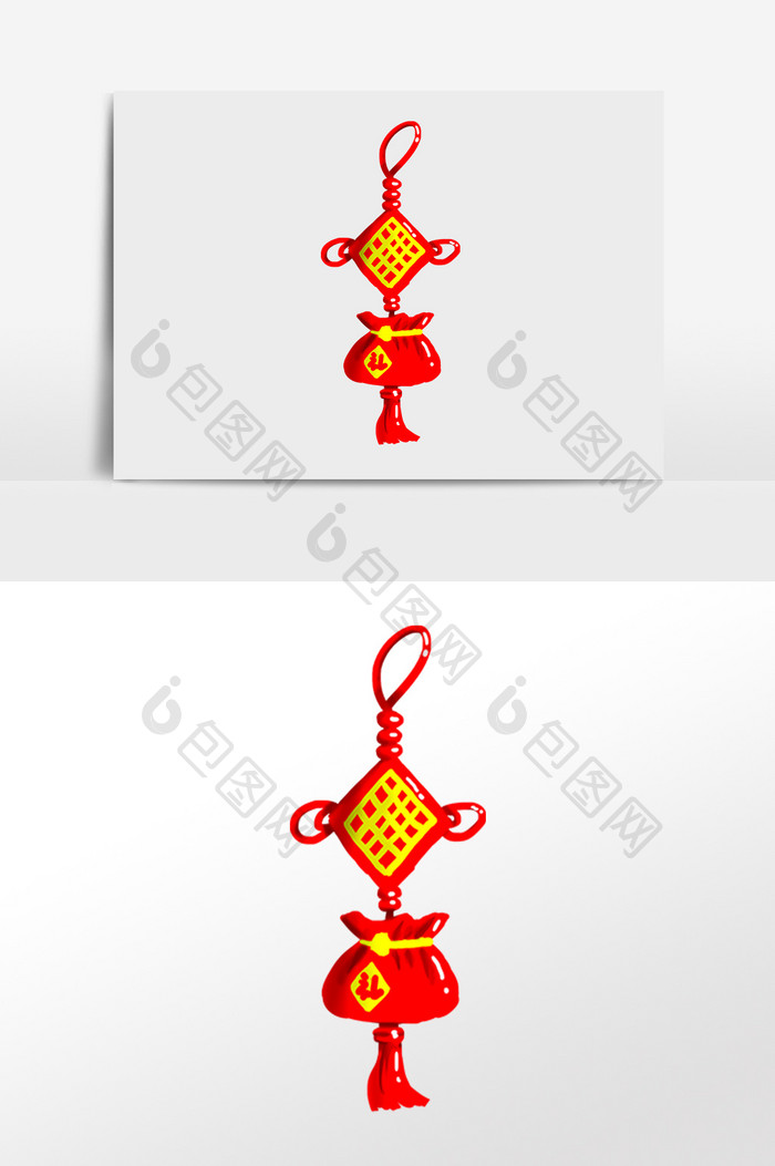 福袋装饰中国结素材