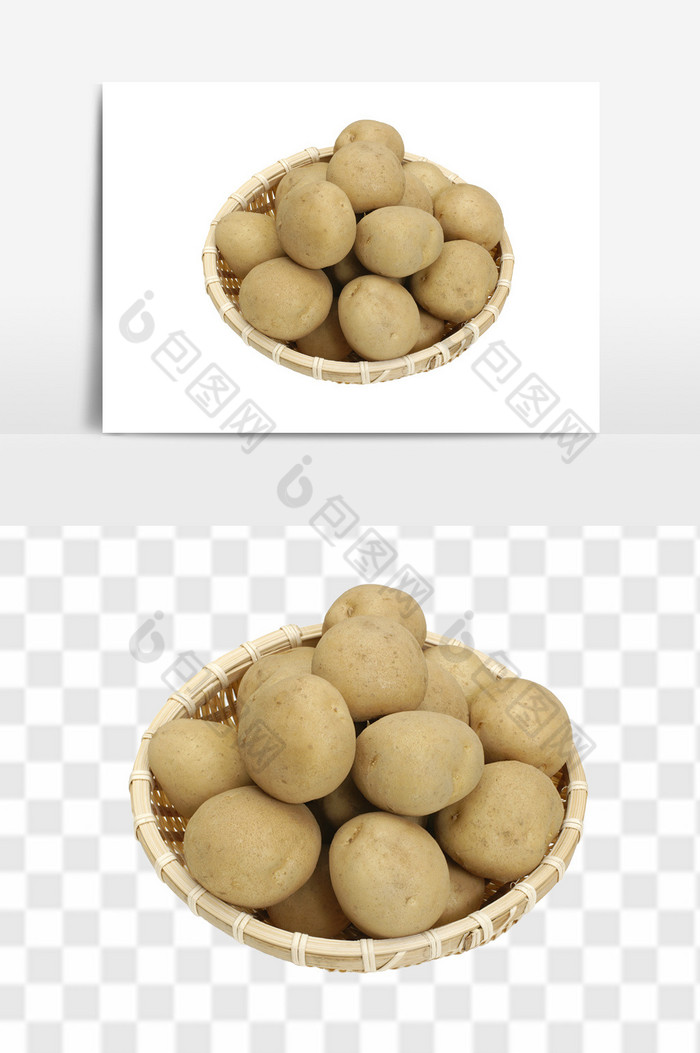 新鲜农家自种黄心马铃薯洋芋土豆组合图片图片