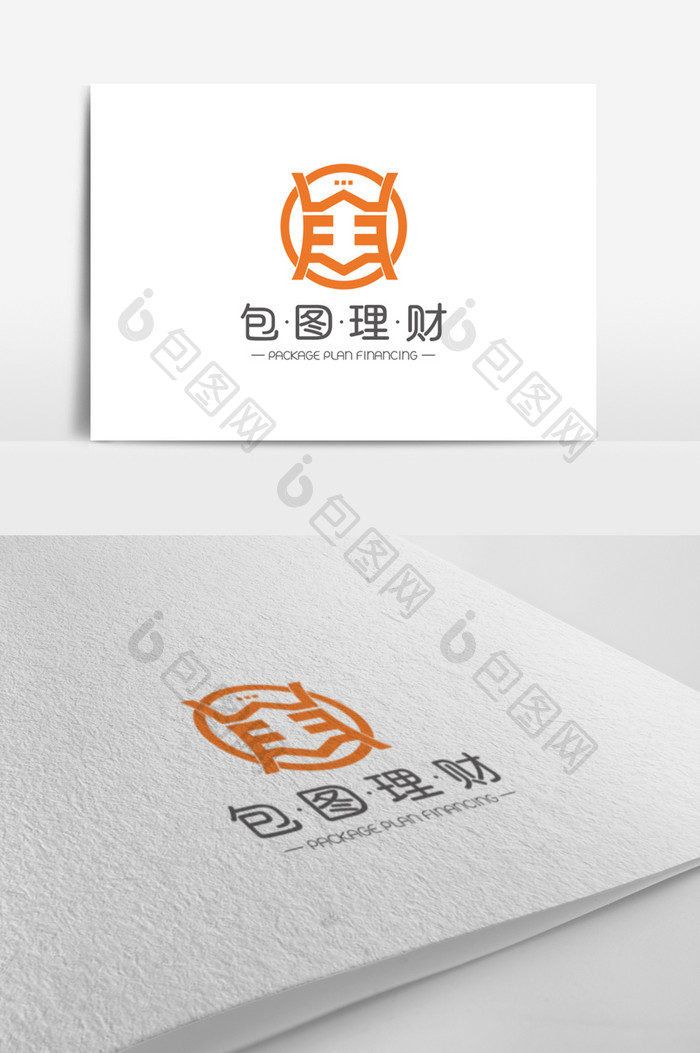 时尚大气金融理财企业logo标志