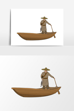中国古代渔夫形象元素
