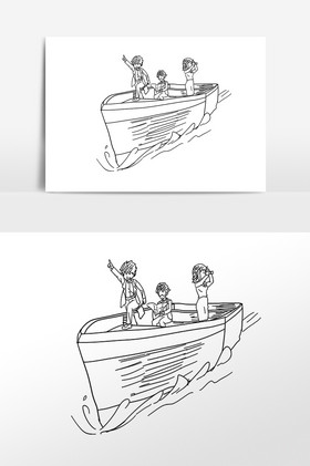 线描开船的船长