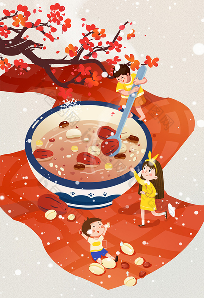 腊八传统喜庆美食节日