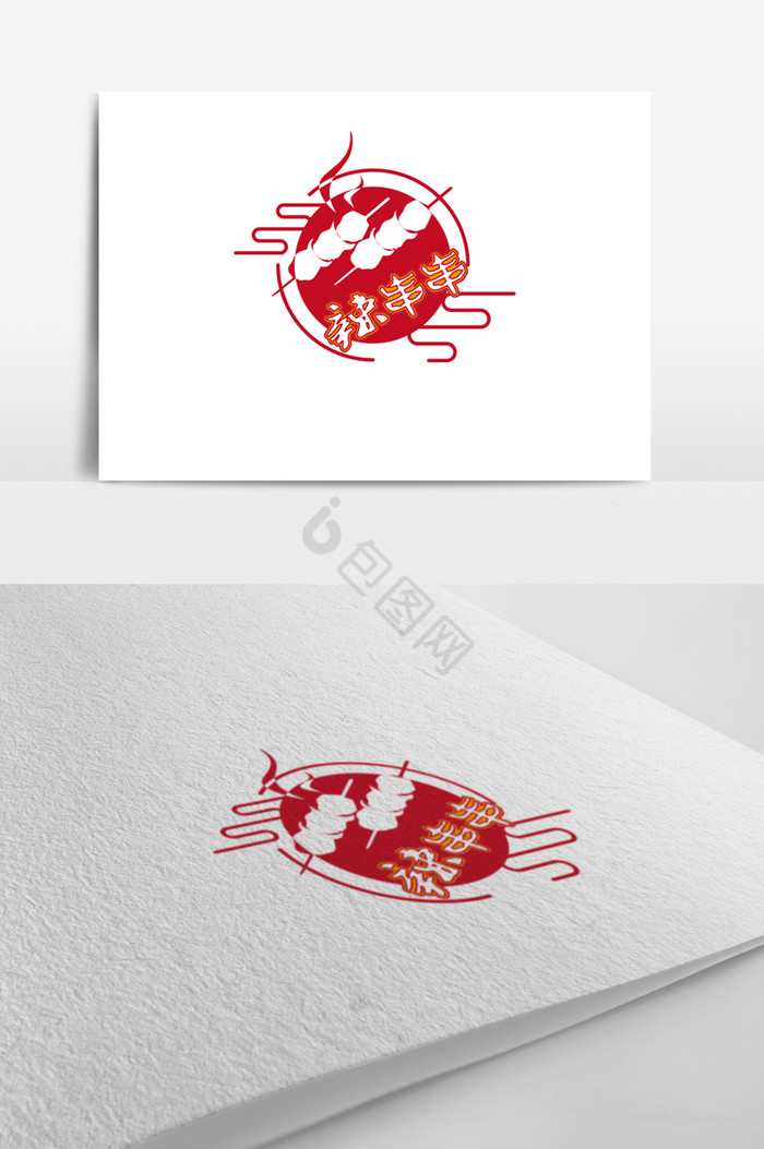劲爆餐饮小吃logo标志图片