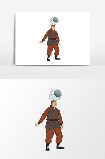 中国古代杂技形象元素