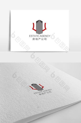 大气高端房地产logo设计模板图片