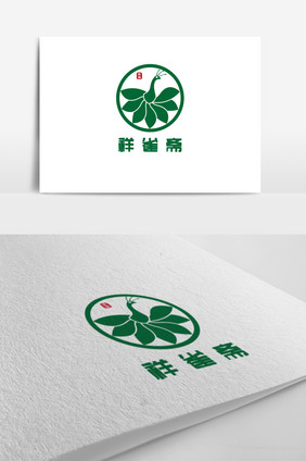 绿色高雅玉器饰品logo标志设计